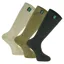 Ridgeline Cotton Work Sock Full Length in Olive Multi