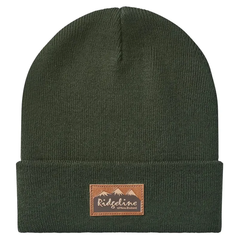 Ridgeline Heritage Fine Knit Beanie in Deep Forest