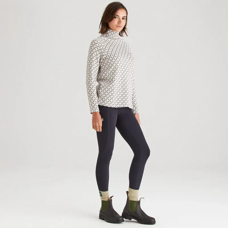 Ridgeline Kelmarsh Women's Top in Stone Print-2