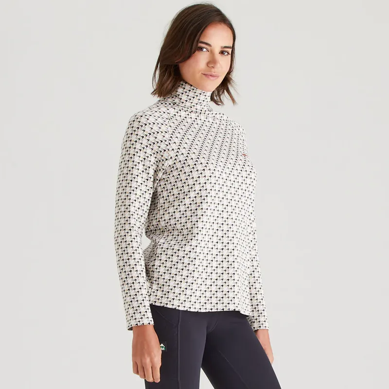 Ridgeline Kelmarsh Women's Top in Stone Print-3
