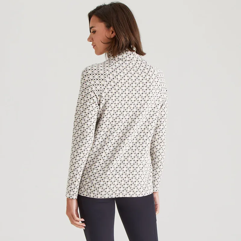 Ridgeline Kelmarsh Women's Top in Stone Print-4