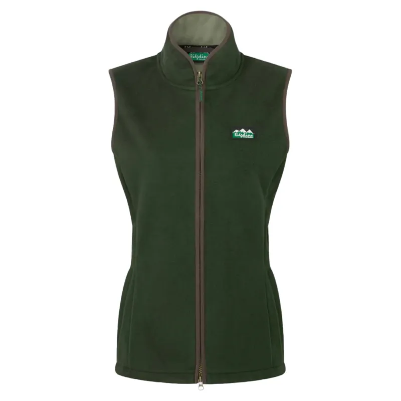 Ridgeline Kodiak Women's Fleece Gilet in Deep Forest