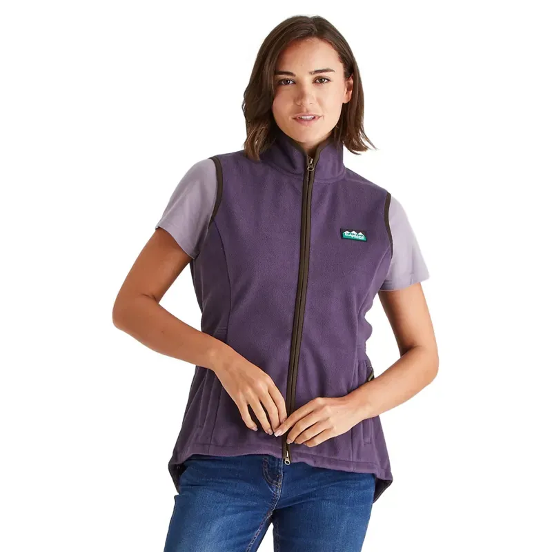 Ridgeline Kodiak Women's Fleece Gilet in Nightshade-2