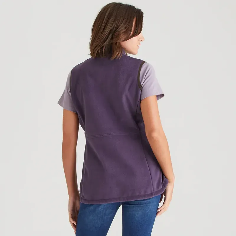 Ridgeline Kodiak Women's Fleece Gilet in Nightshade-4