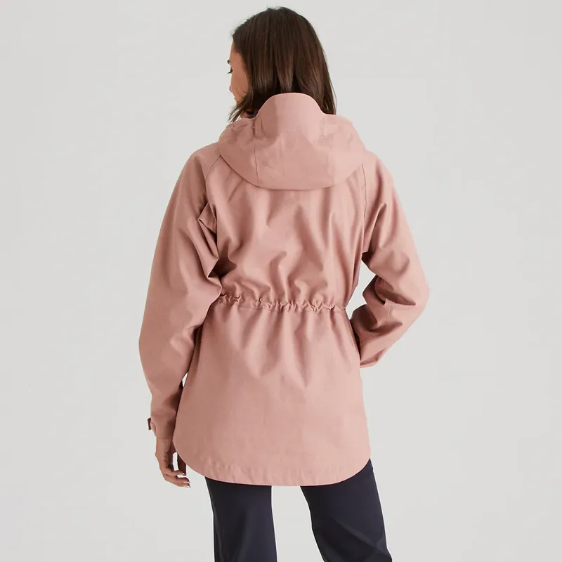 Ridgeline Womens Monsoon Light Jacket in Dusky Pink Marl-2