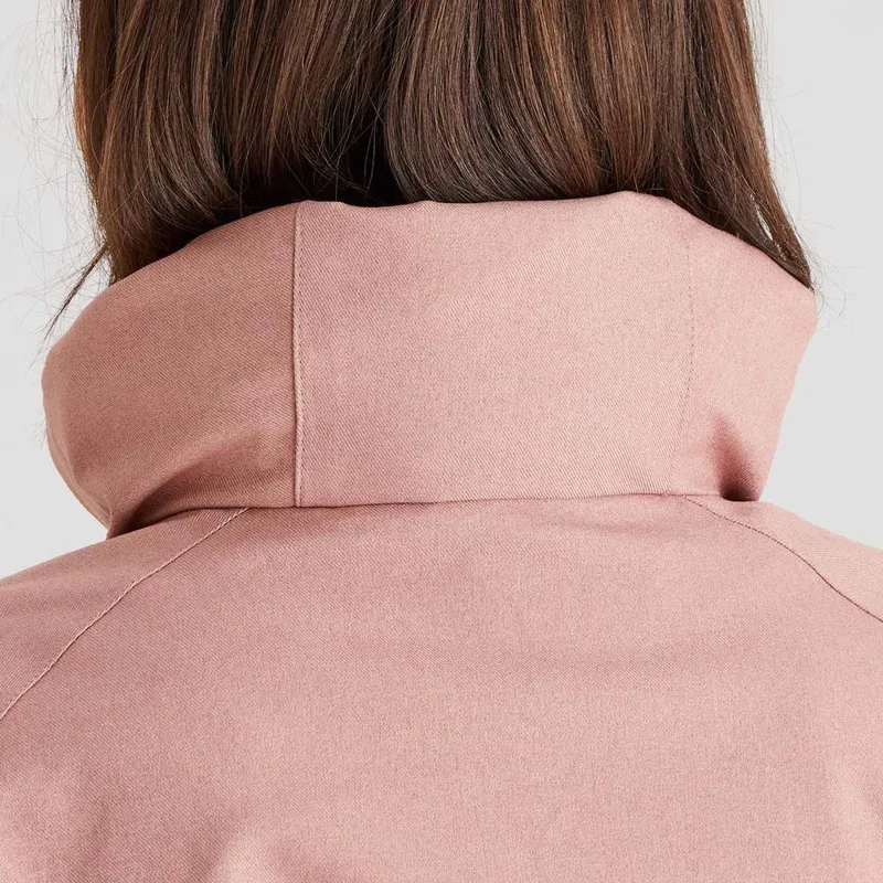 Ridgeline Womens Monsoon Light Jacket in Dusky Pink Marl-4