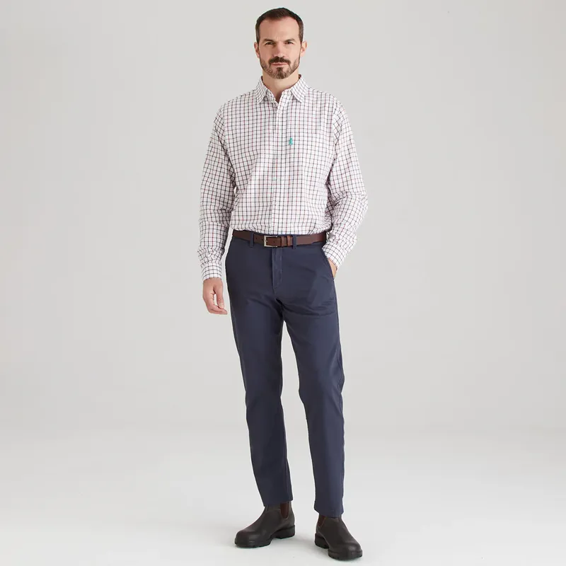 Ridgeline Sedgebrook Men's Shirt in Shale/Deep Russet-1