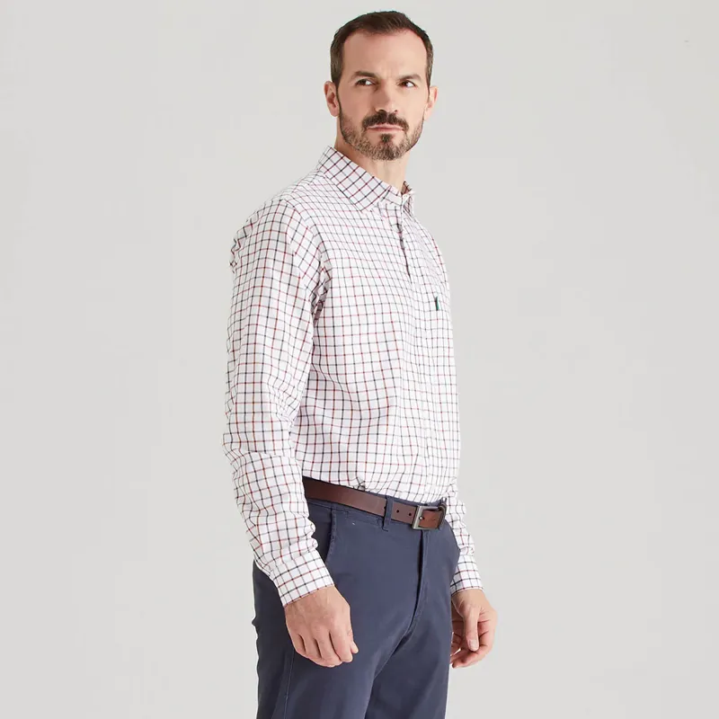 Ridgeline Sedgebrook Men's Shirt in Shale/Deep Russet-2