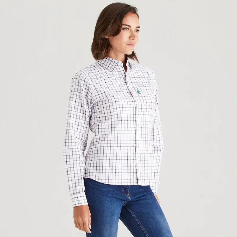 Ridgeline Womens Sedgebrook Shirt in Nightshade/Lilac-3