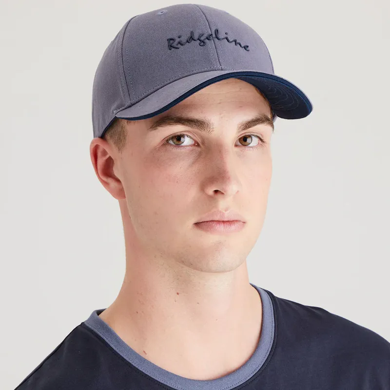 Ridgeline Signature Cap in Storm-3