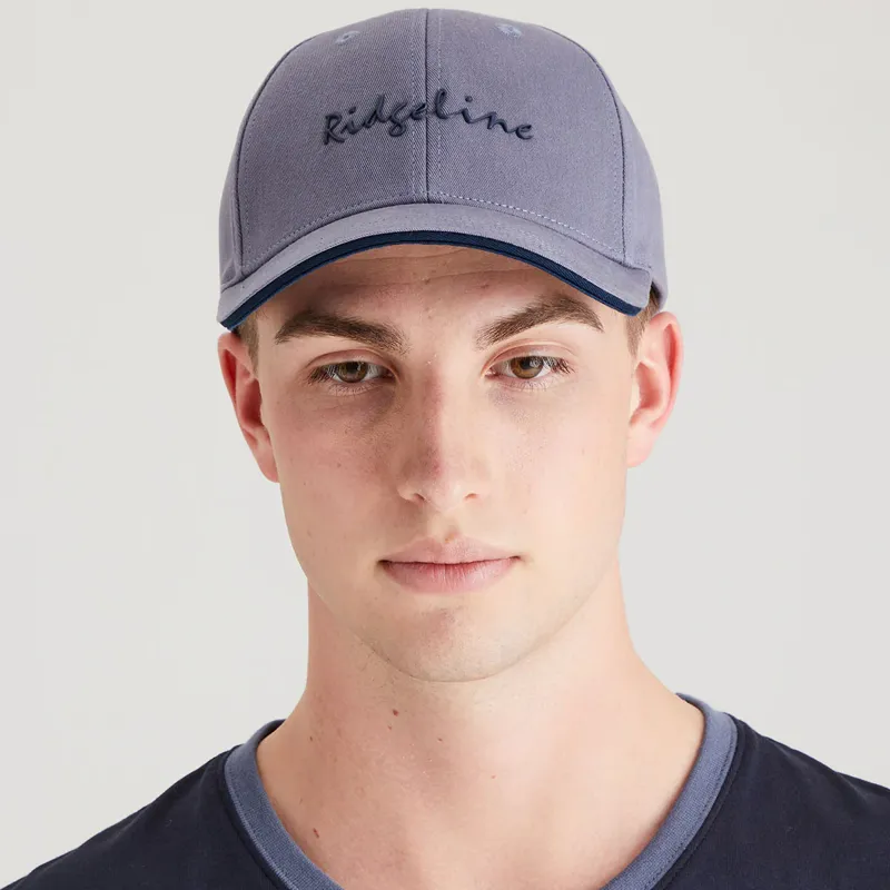 Ridgeline Signature Cap in Storm-4