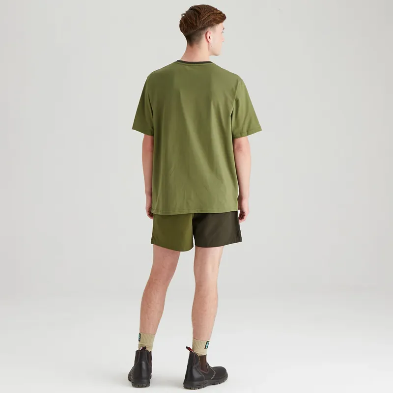 Ridgeline Signature Men's T-Shirt in Fern Green-4