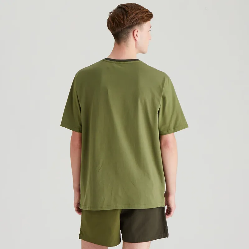 Ridgeline Signature Men's T-Shirt in Fern Green-5