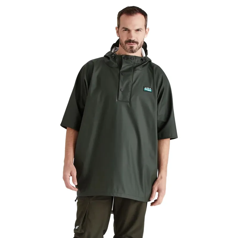 Ridgeline Signature Unisex Poncho in Deep Forest