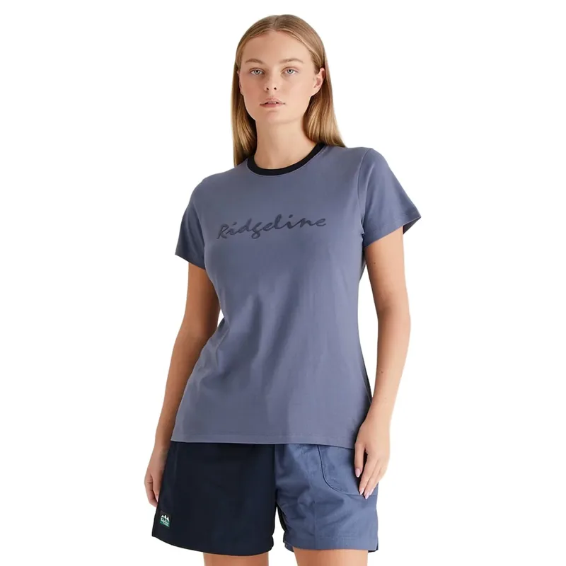 Ridgeline Signature Women's T-Shirt in Storm