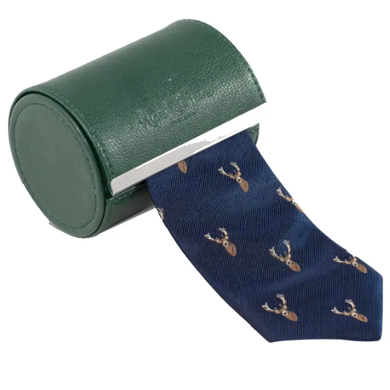 Alan Paine Ripon Silk Tie Deer Navy