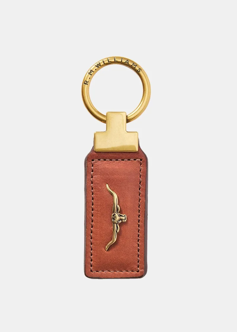 RM Williams Angaston Keyfob Caramel