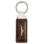 RM Williams Angaston Keyring in Dark Walnut