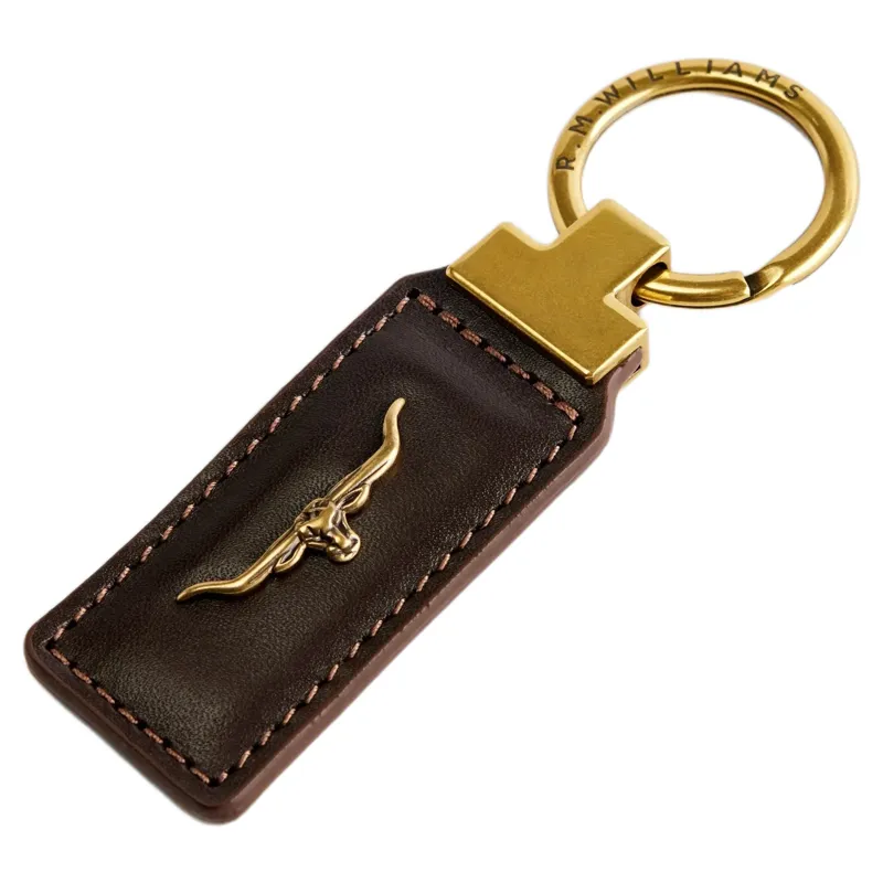 RM Williams Angaston Keyring in Chestnut-2
