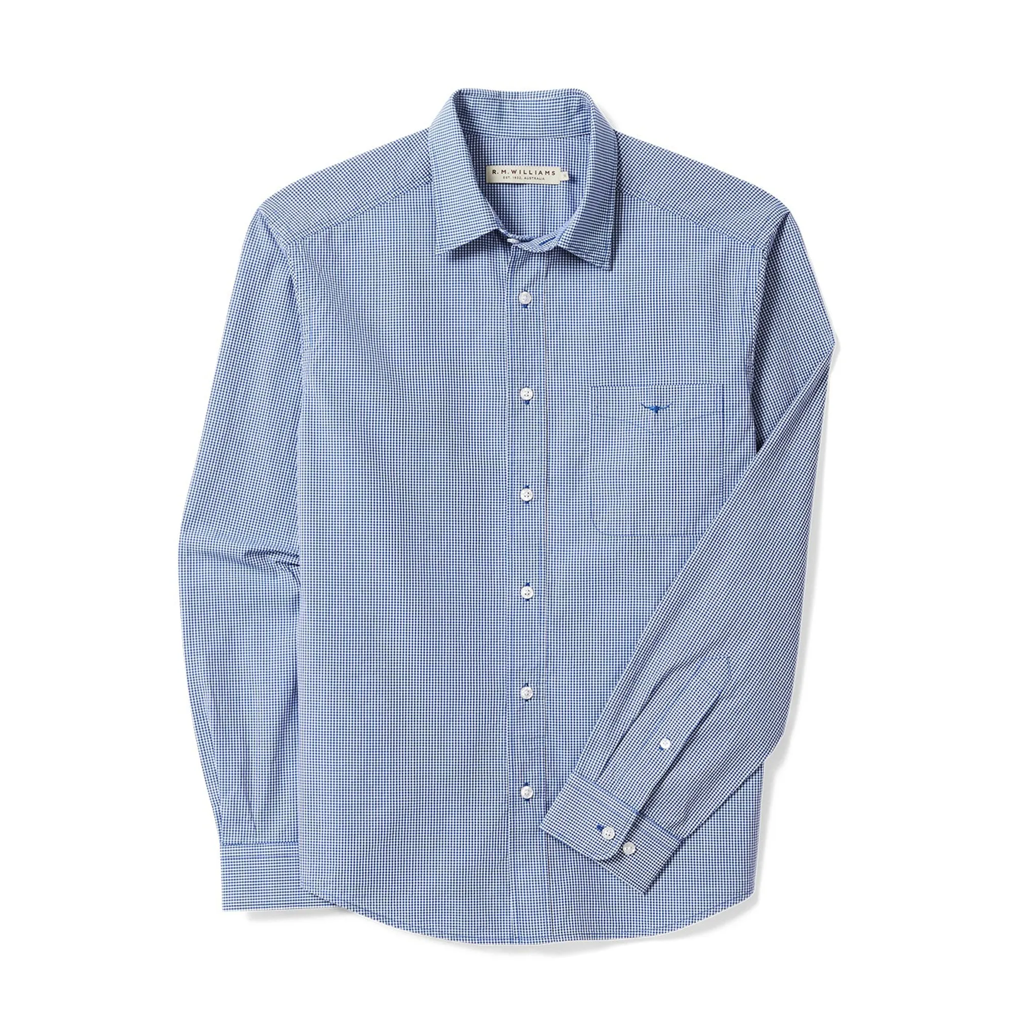 rm williams dress shirts Kerrabee twill check shirt