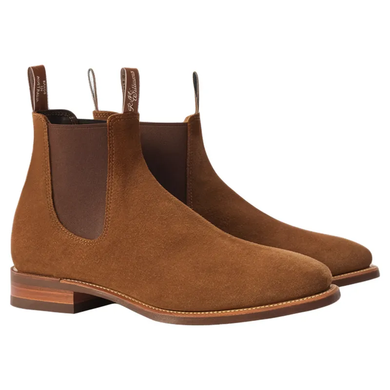 RM Williams Comfort Craftsman Men's Boots Suede in Cedar-2
