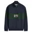 RM Williams Heritage Panel 1/4 Zip in Worker Blue