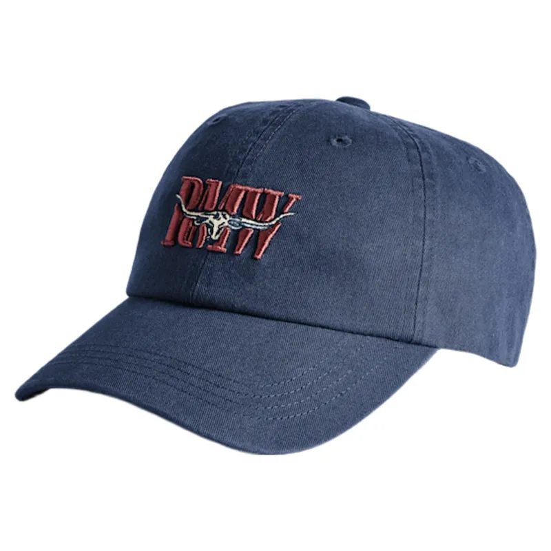 RM Williams Heritage Twill Cap in French Navy
