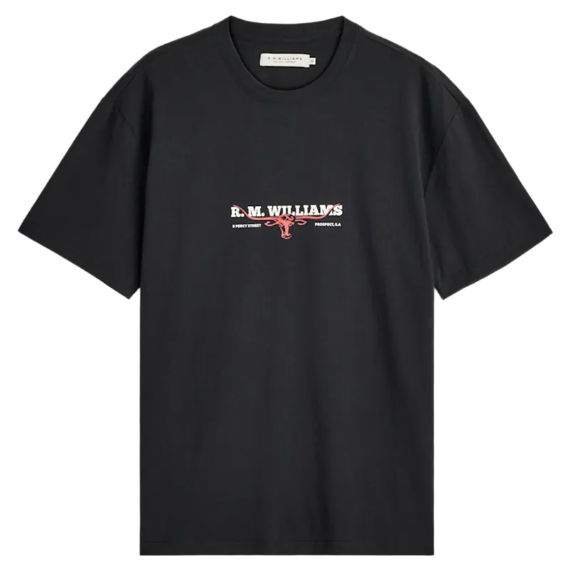 RM Williams Holt T-Shirt in Black
