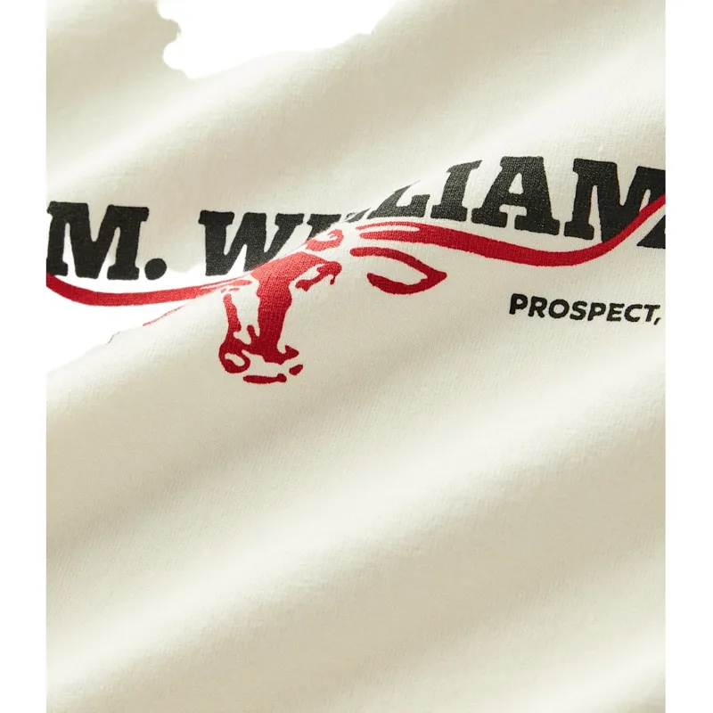 RM Williams Holt T-Shirt in Vintage White-5