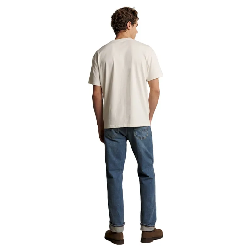 RM Williams Holt T-Shirt in Vintage White-3