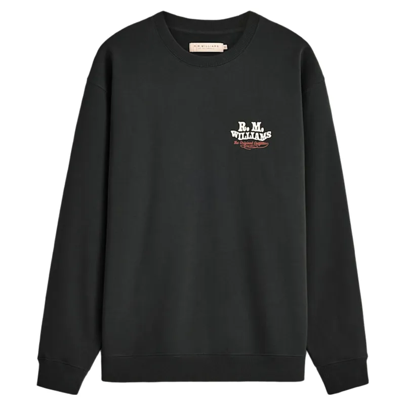 RM Williams Kandos Crew Vintage Black