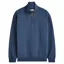 RM Williams Mulyungarie 1/4 Zip Sweatshirt in Mid Blue