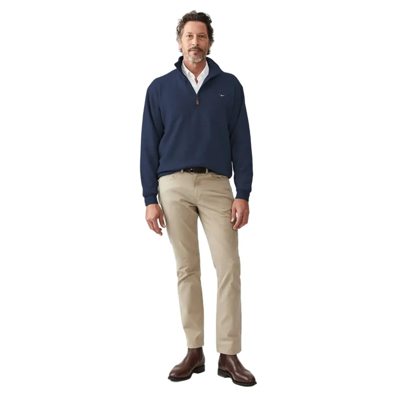 RM Williams Mulyungarie Fleece Navy-4