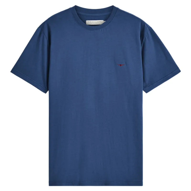 RM Williams Parson T-Shirt in Mid Blue