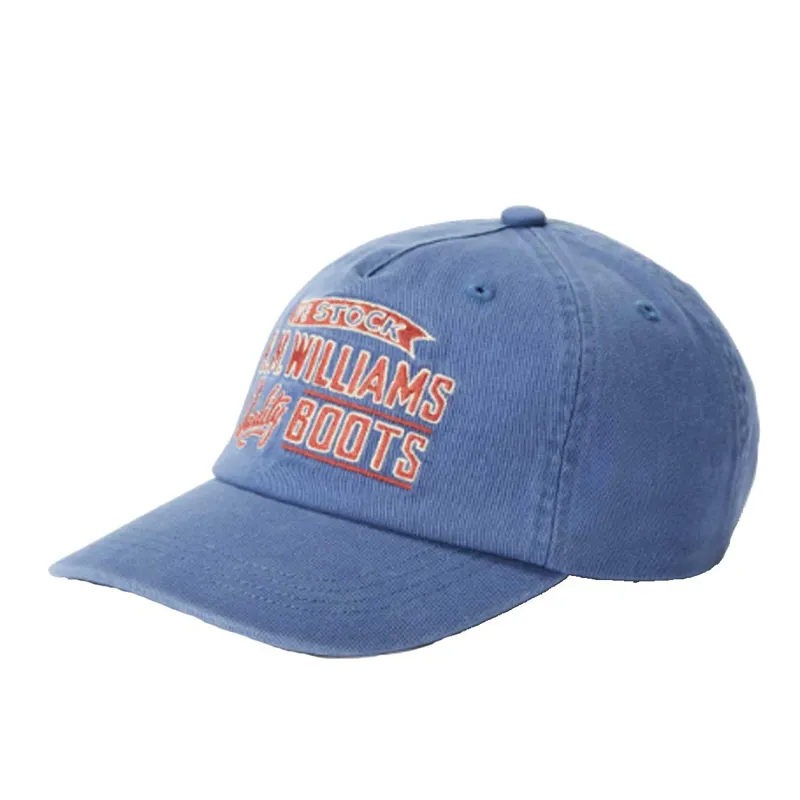 RM Williams Quality Boots Twill Cap in Ensign Blue