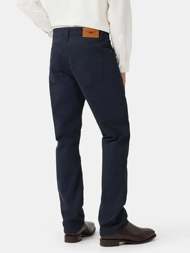RM Williams Ramco 5 Pocket Jean Navy-2
