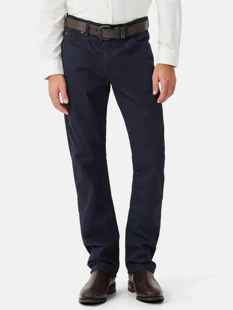 RM Williams Ramco 5 Pocket Jean Navy-1