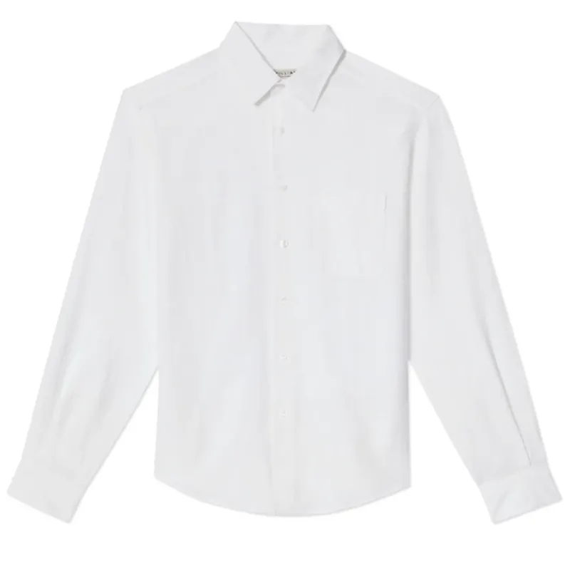 RM Williams Coalcliff Linen Shirt White