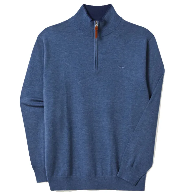 RM Williams Ernest Sweater Indigo