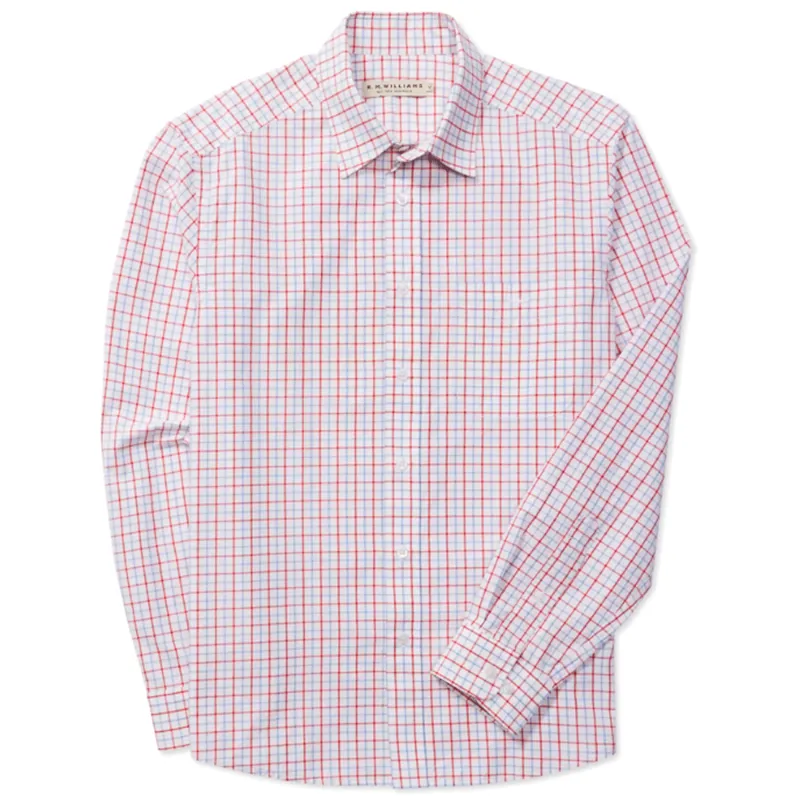 RM Williams Classic Shirt Blue White Red
