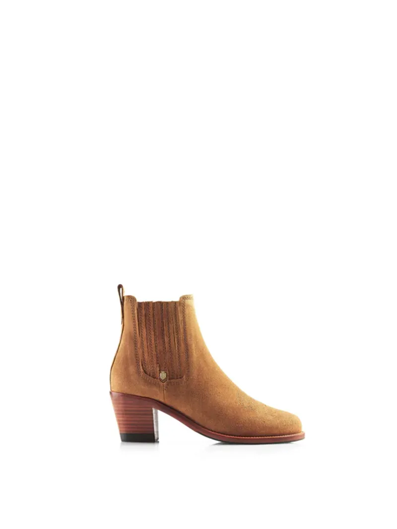 Fairfax and Favor Rockingham Ankle Boot Tan Suede-3