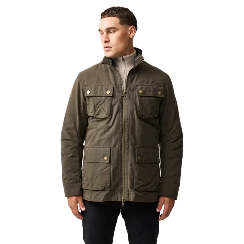 Rodd and Gunn Aberdeen Field Jacket Deep Olive-1
