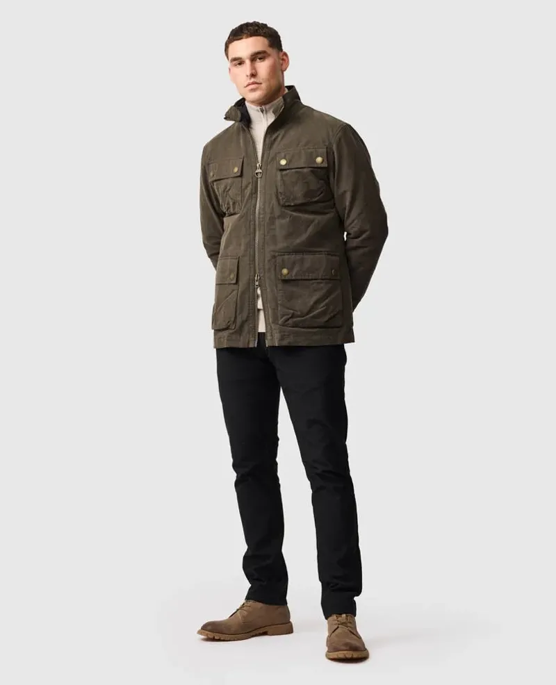 Rodd and Gunn Aberdeen Jacket in Deep Olive-3