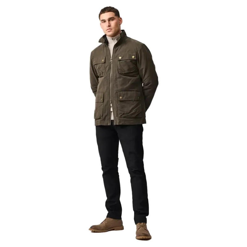 Rodd and Gunn Aberdeen Field Jacket Deep Olive-3