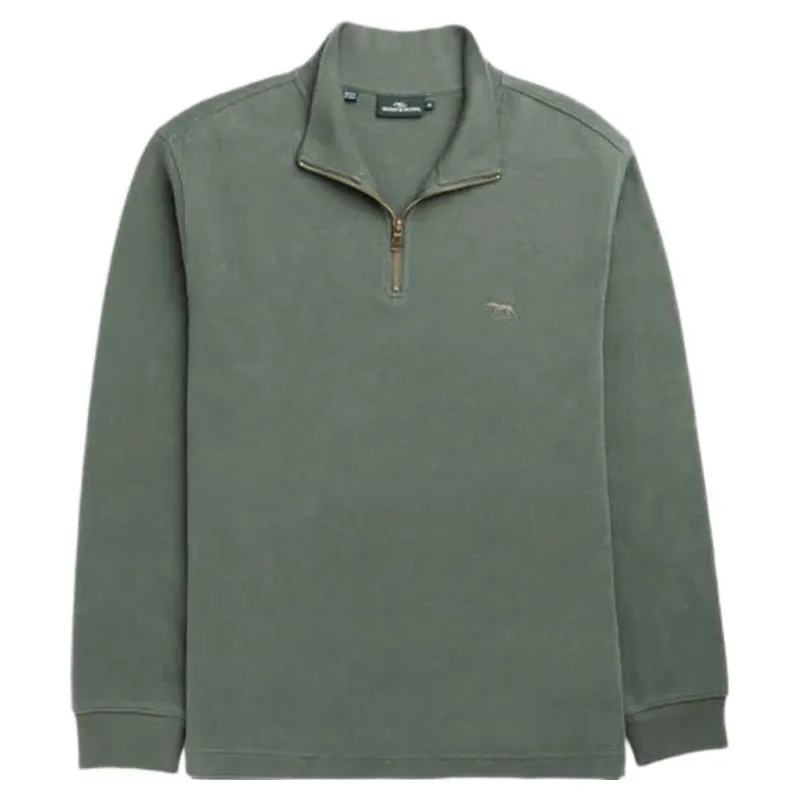 Rodd and Gunn Alton Avenue Sweat in Army Green
