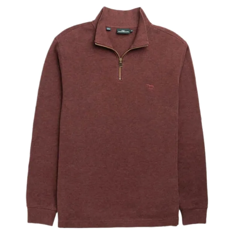 Rodd and Gunn Alton Avenue Sweat in Rust