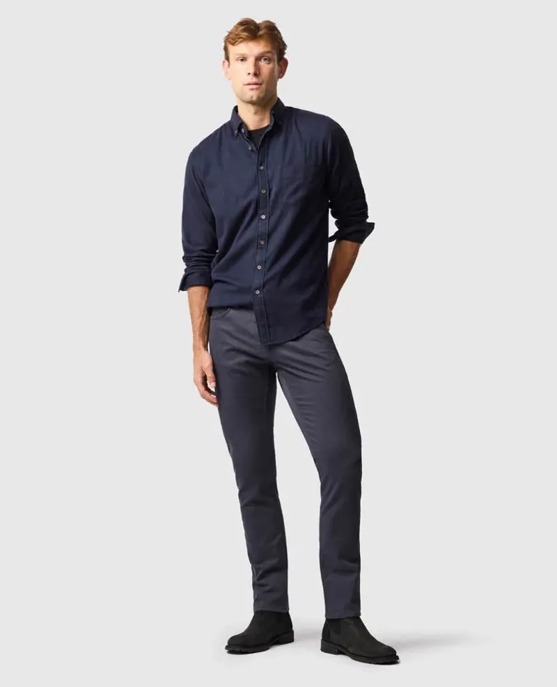 Rodd and Gunn Barrhill Sports Fit Shirt in Twilight-3