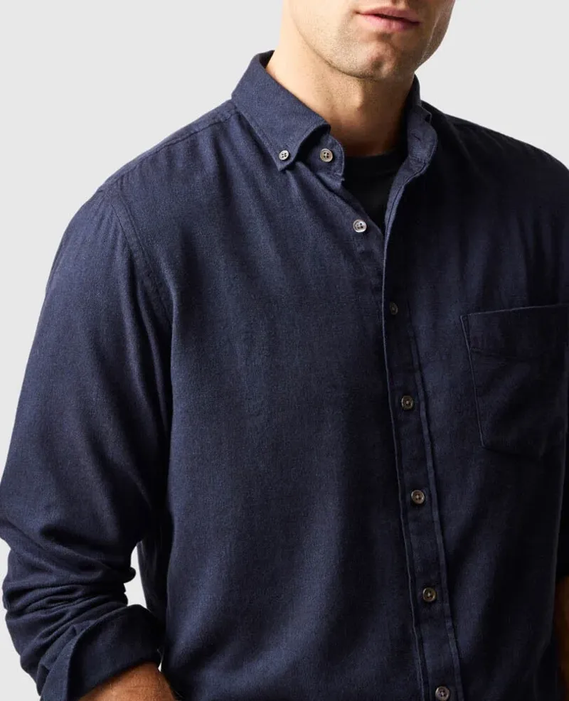 Rodd and Gunn Barrhill Sports Fit Shirt in Twilight-4