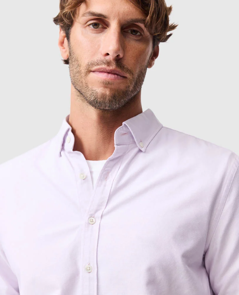 Rodd and Gunn Cambridge Long Sleeve Shirt in Blush-5