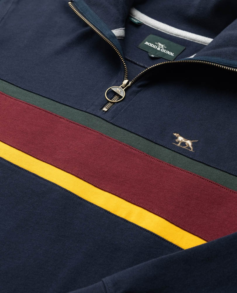 Rodd and Gunn Chesterfield Sweat in Eclipse-4